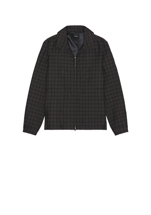 Vince Plaid Zip Jacket in Grey. Size M. Also in L, S, XL/1X.