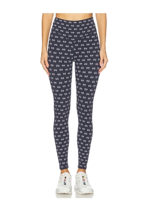 THE UPSIDE Cruzada 25in High Midi Pant in Navy. Size L. Also in M, S, XS.