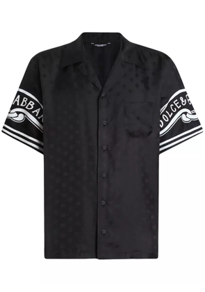 Dolce & Gabbana printed silk shirt - Black