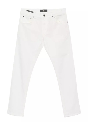 PT Torino cotton straight jeans - White