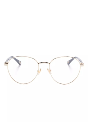 Chloé Eyewear round-frame glasses - Gold