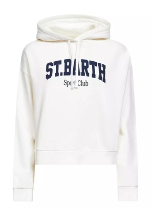 MC2 Saint Barth drawstring long-sleeve sweater - White