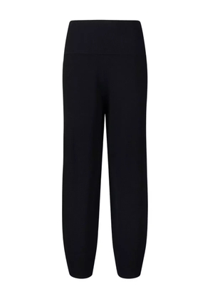LIU JO waist-banded straight trousers - Black