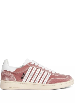 DSQUARED2 lace-up low-top sneakers - Pink