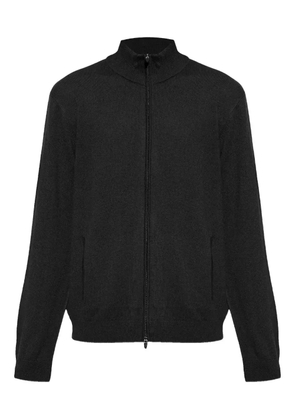 Ea7 Emporio Armani zip-up sweater - Black