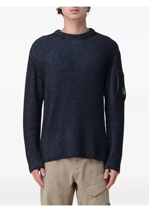 C.P. Company pocket ribbed sweater - Blue