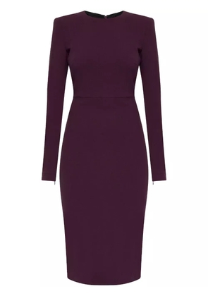 Victoria Beckham long-sleeve T-shirt dress - Purple