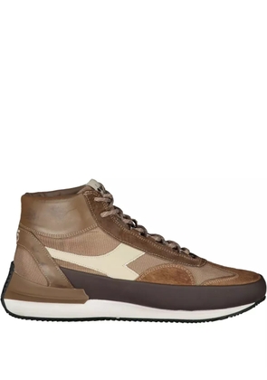 Diadora leather sneakers - Brown