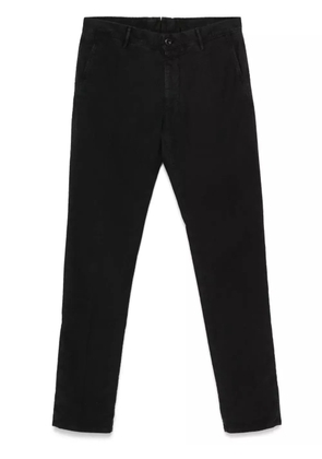 Incotex slim-leg chinos - Black