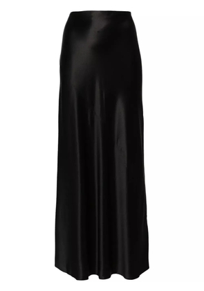 Saint Laurent silk maxi skirt - Black