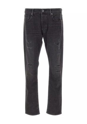 G-Star RAW 3301 distressed five-pocket jeans - Black