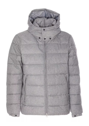 Save The Duck zip removable-hood jacket - Grey
