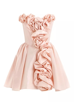 POST MERIDIEM rose corset mini dress - Pink