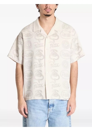PATTA Serpentes Summer shirt - Neutrals