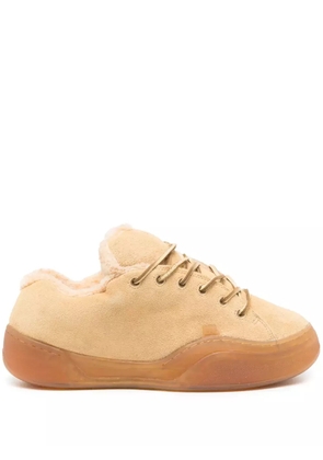 ERL suede vamp skate sneakers - Brown