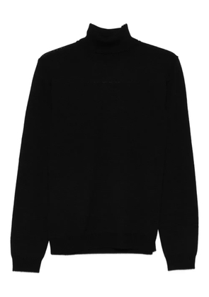 Roberto Collina turtleneck merino wool sweater - Black