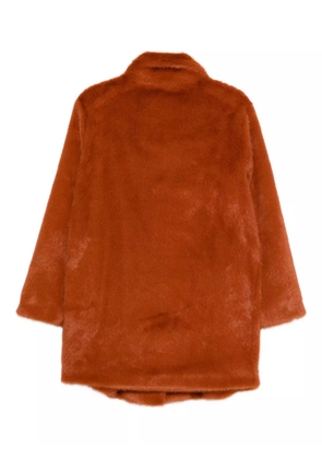 Paul Smith faux-fur coat - Orange