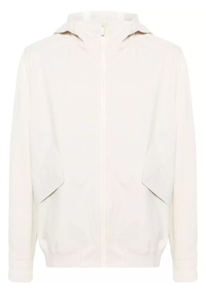 BOSS logo-patch hooded jacket - Neutrals