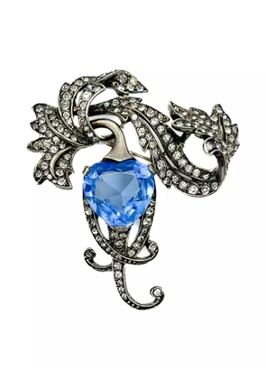 Jennifer Gibson Jewellery Marcel Boucher 1940s heart brooch - Silver