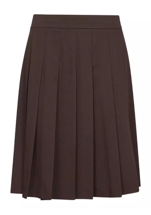 Blanca Vita pleated skirt - Brown