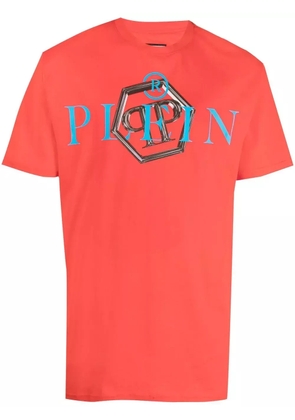 Philipp Plein logo-print short-sleeved T-shirt - Red