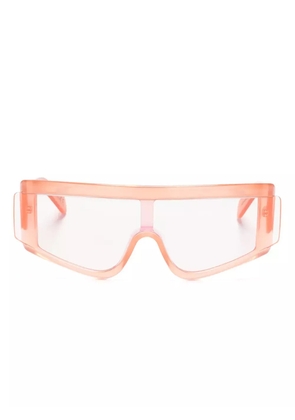Retrosuperfuture Zed geomnetric-frame sunglasses - Orange