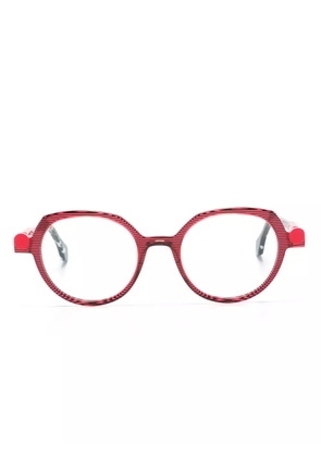 Face À Face Kyoto 1 oval-frame glasses - Pink