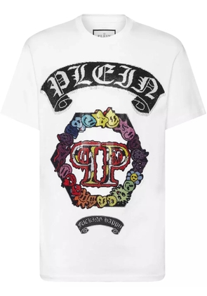 Philipp Plein Strass Smile T-shirt - White