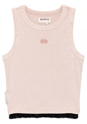 Musium Div. rib tank top - Pink