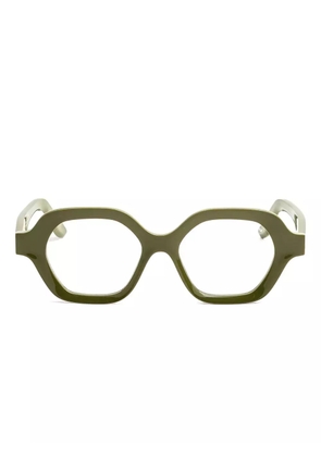 Lapima Alice geometric-frame glasses - Green