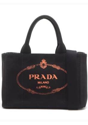 Prada Pre-Owned 2010-2024 Canapa tote bag - Black