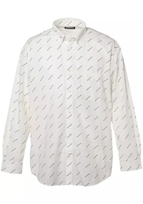 Balenciaga Pre-Owned 2018s logo-print shirt - White