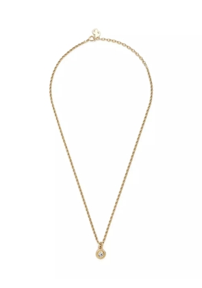 Christian Dior Pre-Owned 1990-2000s rhinestone necklace - Gold