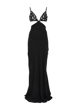 NISSA embellished cut-out maxi dress - Black
