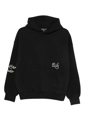 WRSTBHVR logo-embroidered hoodie - Black