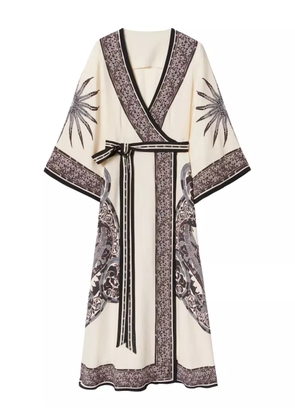 La DoubleJ wrap maxi dress - Grey