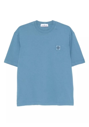 Stone Island logo-patch short-sleeve T-shirt - Blue