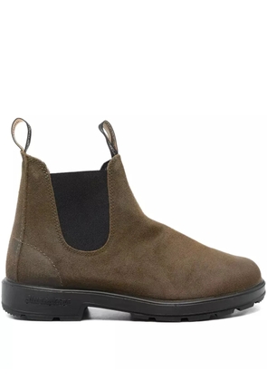 Blundstone suede pull-tab chelsea boots - Brown