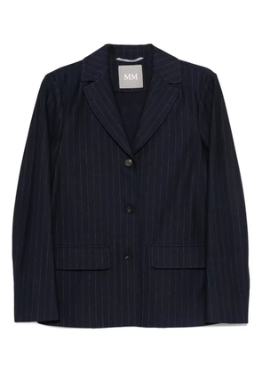 Max Mara pinstripe button blazer - Blue