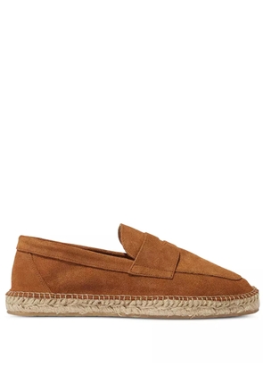 Scarosso Diego suede espadrilles - Brown