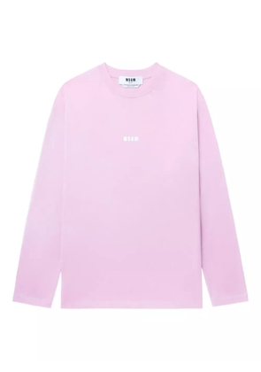 MSGM long-sleeved T-shirt - Pink