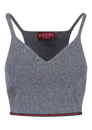 Gucci felted tank top - Grey