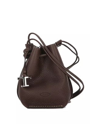 Tod's leather bucket bag - Brown