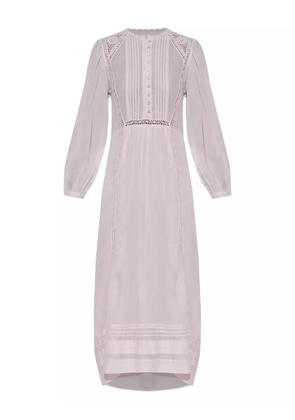 MARANT ÉTOILE openwork-lace midi dress - Pink