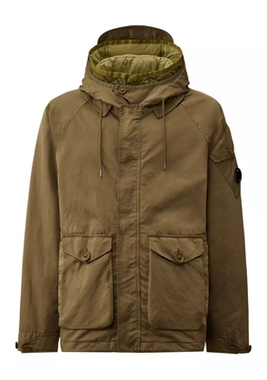 C.P. Company flap-pocket hooded jacket - Green