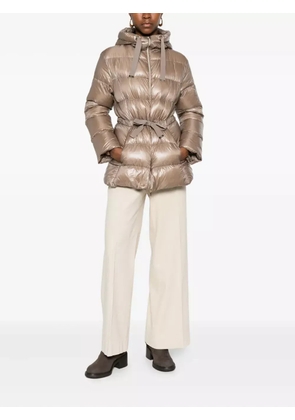 Herno hooded down jacket - Neutrals