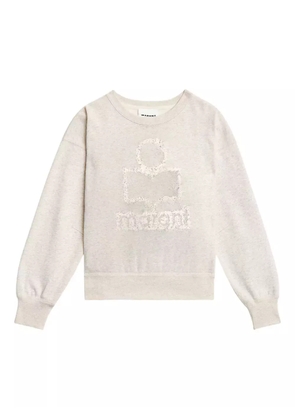MARANT ÉTOILE Mobyili logo-printed sweatshirt - Neutrals
