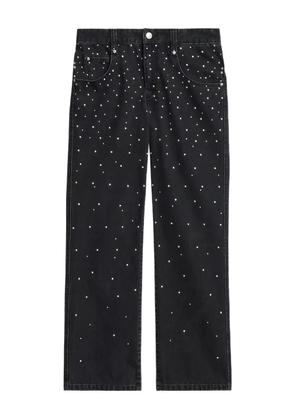 MARANT ÉTOILE Brinsa gradient-studded jeans - Black
