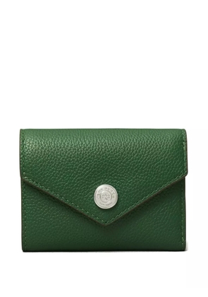 Tory Burch Pebble envelope small wallet - Green