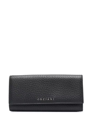 Orciani grained leather purse - Black